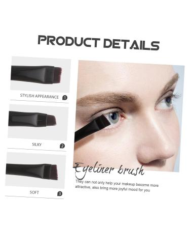 FRCOLOR 12 Pcs Eyeliner Brush Set | Eyebrow & Flat Liner Makeup Tools for Perfect Eyeliner & Lashes - Buy Online on SooperMarket.com