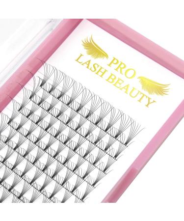 Pre Made Fan Eyelash Extensions 6D-D-0.10-15mm Short Stem Premade Fans Eyelash Extension Pre Fanned Russian Volume Lashes 0.07 0.10 Lash Extensions (6D-D-0.10-15) 15 mm 6D-D-0.10