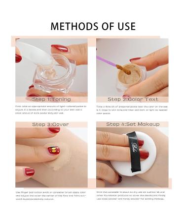 FREEORR 2 Colors Tattoo Cover Up Concealer Set | Waterproof & Long Lasting | Full Coverage Makeup for Scar, Birthmark, & Tattoo | Coloring Tools Included - Buy Online on SooperMarket.com