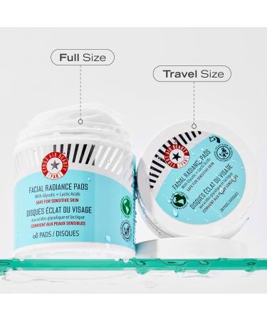 Buy First Aid Beauty Facial Radiance Pads - Daily Exfoliating AHA Pads for Toned & Bright Skin - 28 Compostable Pads - Buy Online on SooperMarket.com