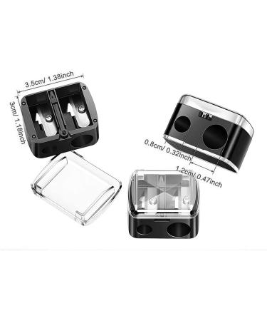 5 Pack Professional Dual Makeup Pencil Sharpener - Multi-Sized for Eyebrow, Lip, and Eyeliner Pencils - Buy Online on SooperMarket.com