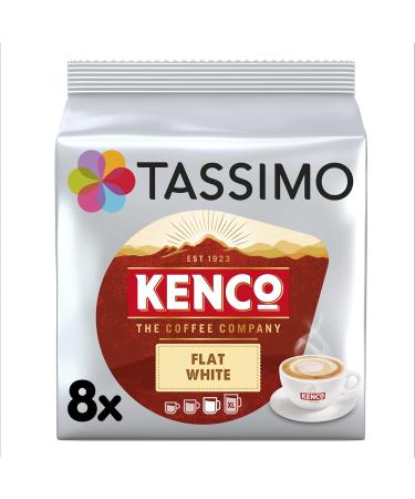 Tassimo Kenco Flat White Coffee Pods - 16 Pods for 8 Servings - Buy Online on SooperMarket.com