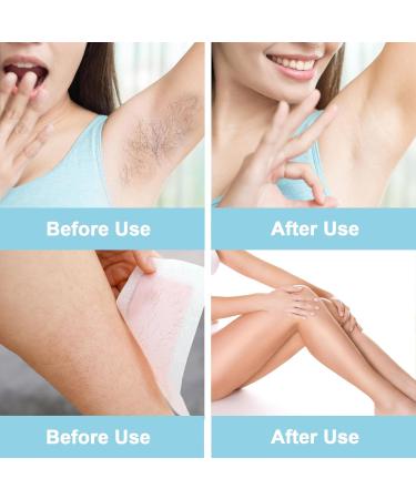 1000 Fleece Strips for Hair Removal | Wax Stripes Sugar Paste Eyebrow & Bikini Waxing - Gentle & Effective - Buy Online on SooperMarket.com