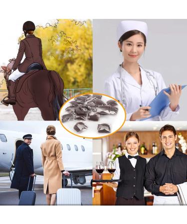20 Pcs Coffee Invisible Bun Hair Nets for Women - Elastic Edge Mesh - Buy Online on SooperMarket.com
