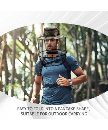 DOKLY 2 Pack Mosquito Head Net Hat - Premium Nylon and Polyester Fabric for Ultimate Protection Face Cover Fly Protection Netting Hat for Men Women Outdoor Lover Fishing Hiking Gardening Beekeeping - Buy Online on SooperMarket.com