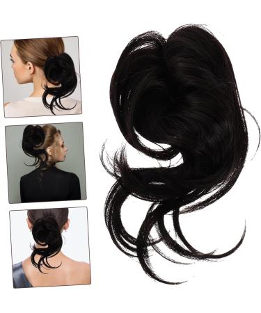 minkissy Wig Fake Hair High Temperature Wire Extension Brown Black 22x10cm As Shown - Buy Online on SooperMarket.com