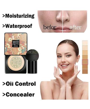 HACORO Mushroom Head CC Cream Stick - Moisturizing Concealer & Foundation for All Skin - Natural Color - Buy Online on SooperMarket.com