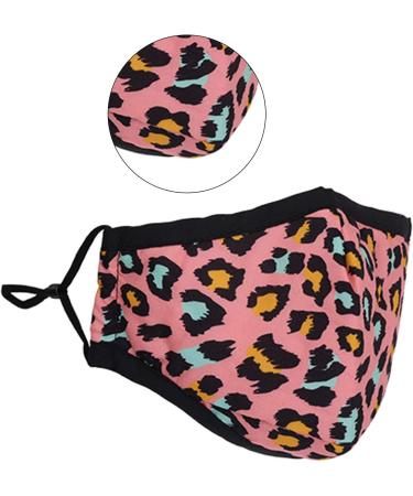 Buy Washable Reusable 3 Layers Cotton Cloth - Pink Leopard Print One Size Fits Most | International Shipping Available - Buy Online on SooperMarket.com