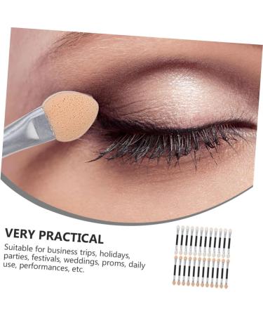 Mikinona 24pcs Latex Eye Shadow Stick Women Eye Shadow Brush Eyeshadow Double Sided Small Makeup Brush Eye Makeup Makeup Supplies Eyeshadow Blending Brush - Buy Online on SooperMarket.com