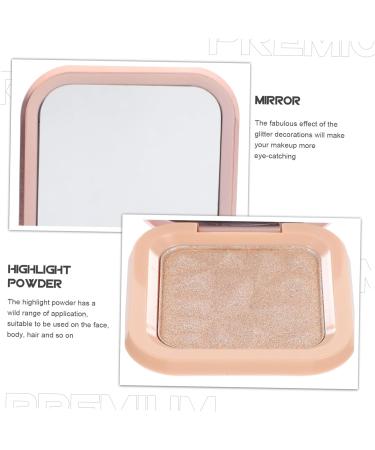 HAPINARY Highlighter Powder for Women Makeup Powder Highlighter Powder for Makeup Glitter Makeup Body Shimmer Glitter Makeup Highlighter Face Highlighter Face Powder Compact Body Makeup - Buy Online on SooperMarket.com