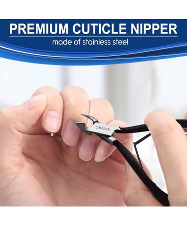 Cruze Cuticle Remover - Stainless Steel Professional Nippers for Manicure & Pedicure - Buy Online on SooperMarket.com