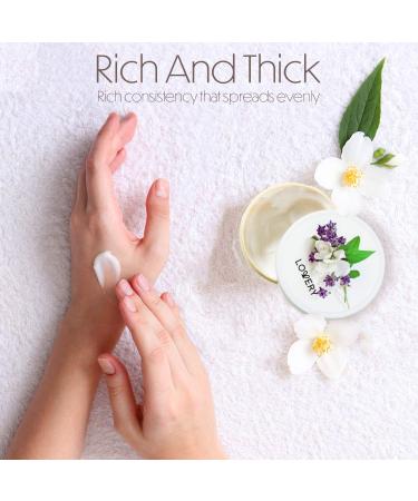 Whipped Lavender Jasmine Body Butter for Sensitive Dry Skin - Ultra Hydrating Moisturizer with Shea Butter - Nourishing Body Care - Buy Online on SooperMarket.com