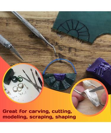 Stainless Steel Wax Carvers Set - Set of 12 Tools for Modeling, Sculpting, and Shaping Clay and Pottery - Buy Online on SooperMarket.com