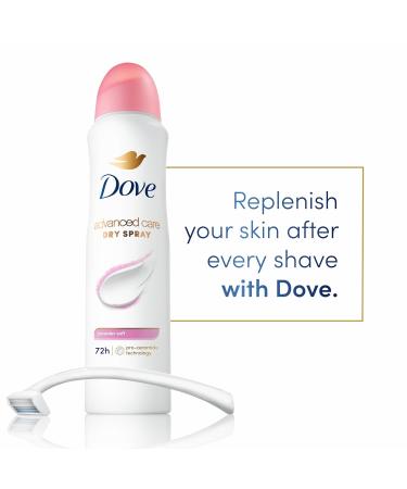 Dove Advanced Care Antiperspirant Deodorant Spray Powder Soft Pack of 12 to help skin barrier repair after shaving 72hour antiperspirant deodorant for soft underarms with boosted ceramide levels 3.8oz 3.8 Ounce (Pack of 12) Powder Soft - Buy Online on SooperMarket.com