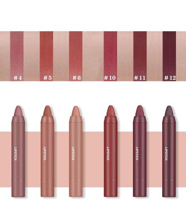 Ownest 6-Piece Matte Velvet Lipstick Set for Women - Long Lasting & Moisturizing - Buy Online on SooperMarket.com
