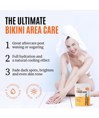 Divine Derriere Vajacial Hydrogel Mask - Premium Turmeric & Vitamin C Peel-Off Hydro Jelly Facial Mask - Deeply Purifying & Hydrating - 7.05 oz - Buy Online on SooperMarket.com