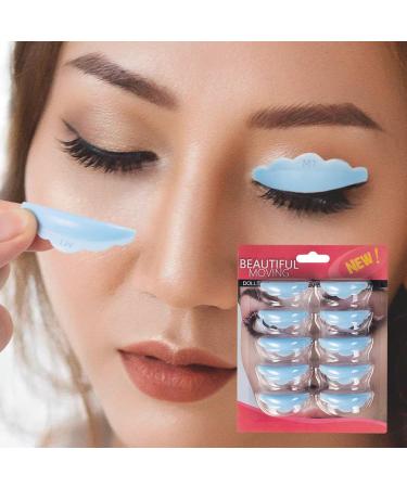 DASHIELL Silicone Eyelash Lift Pad 5 Pairs Lash Lifting Eye Pads - Reusable Silicone Eyelash Pad Lash Lift Supplies Lower Pads for Men Skin-Friendly - Buy Online on SooperMarket.com