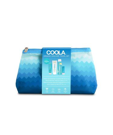 Coola Organic Sunscreen & Lip Balm SPF 30 Kit | Dermatologist Tested, TSA Approved | Vegan & Gluten Free | 4 Items - Buy Online on SooperMarket.com