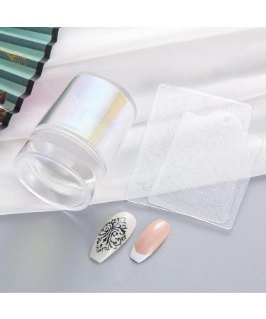 Wirlsweal Nail Art Stamp Set - Trendy & Elastic Nail Tool for Women | Perfect Soft Texture & Seal for Stunning Nail Designs - Buy Online on SooperMarket.com
