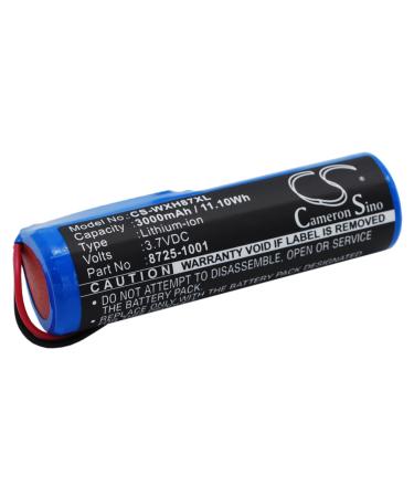 Replacement Battery Compatible with Wella Eclipse Clipper Part Number: 8725-1001 3000mAh/3.7V
