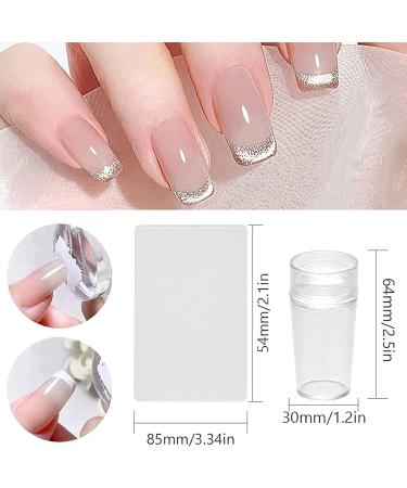RUNRAYAY Nail Stamping Plates Set 6Pcs Nail Templates with Stamper & Scraper Nail Stamper Nail Art Plates Kits Template Plates Leaves Flowers Animal Holiday Design A + Tools - Buy Online on SooperMarket.com
