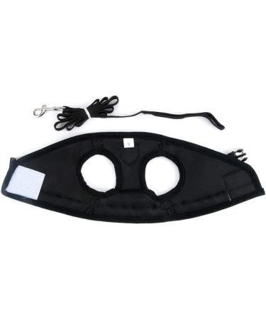 Ranphy Cat Dishes & Leash Set - Break-Proof Reflective Chest Harness for Small & Adult Cats - Soft Fabric Black Size L (Chest 44 cm) - Buy Online on SooperMarket.com