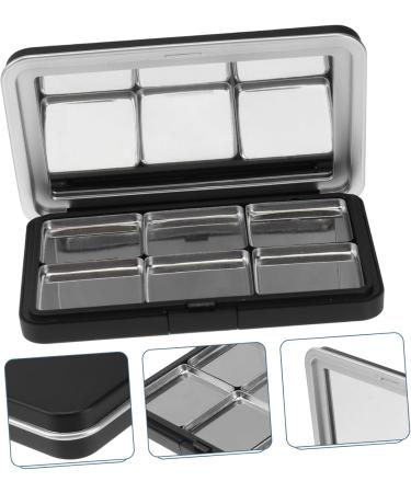 FOYTOKI 1 Set Eye Shadow Box DIY Blusher Container Fillable Eyeshadow Container Refillable Blusher Container Travel Eyeshadow Container Refillable Lipstick Container Makeup Supplies - Buy Online on SooperMarket.com