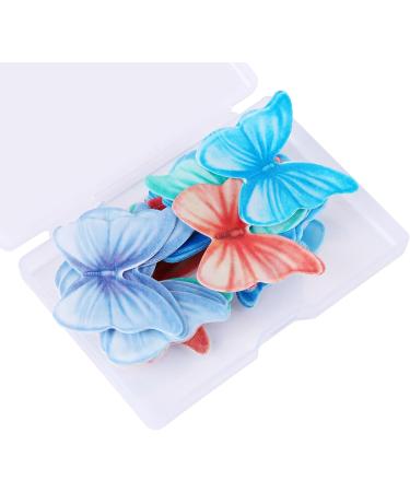 48Pcs Edible Wafer Paper Butterflies Cupcake Topper Cake Decorations Mix Edible Rice Paper Paper Cake Dessert Toppers Party Cake Decorations for Birthday Party Baby Shower Wedding Mix a - Buy Online on SooperMarket.com