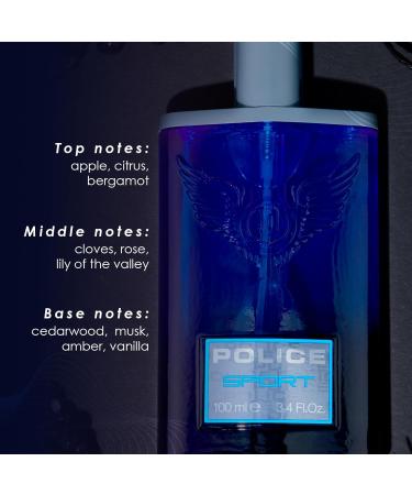 Police Sport For Men - Light Long Lasting Top Men's Cologne Spray - Wild And Original Male Fragrance For Those At The Top - Fruity And Musky Eau De Toilette Giving Joy And Victory - 3.4 Oz - Buy Online on SooperMarket.com