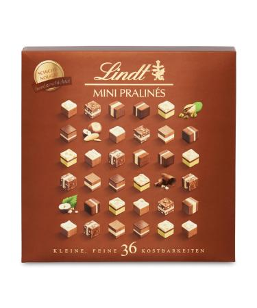 Lindt chocolate - nougat mini pralin s |165 G |-Sching with 36 chocolates in 9 selected exquisite |Praline gift |Chocolate gift |1 pack nougat 165 g