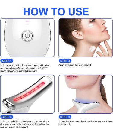 Firming Wrinkle Removal Device | Skin Rejuvenation Beauty Tool for Neck & Face | Double Chin Reducer & Massager - Buy Online on SooperMarket.com