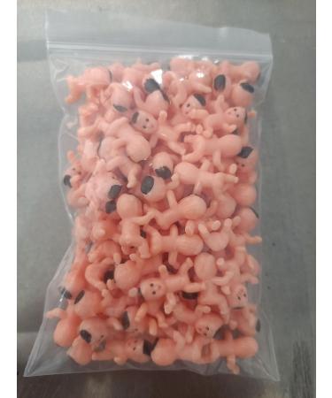 YiliYa Mini Plastic Babies - 100pcs Dolls for Baby Shower Favors Party Decorations & Bath Crafts - Buy Online on SooperMarket.com