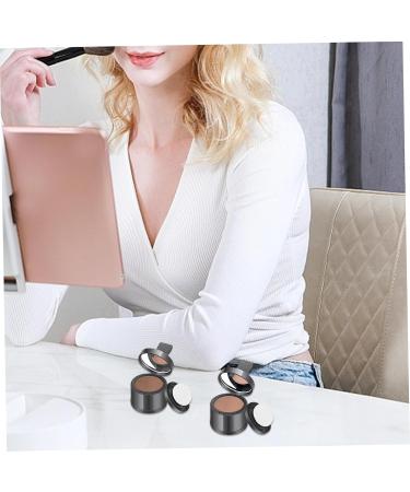 2Pcs Root Touch Up Powder Hairline Powder for Women Dark Brown & Light Brown Hair Loss Concealer Water & Sweat Resistant Hairline Powder for Thinning Women Men Hair Volume Powder Root Cover Up Hairli - Buy Online on SooperMarket.com