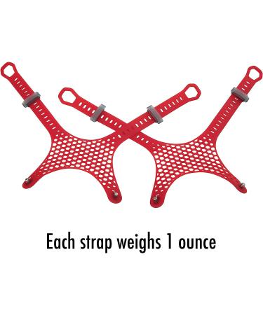MSR Paragon Snowshoe Binding Mesh Straps - Red (1 Pair) - Buy Online on SooperMarket.com