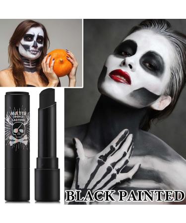 Black Face Body Paint Stick | High Pigmented Waterproof Matte Makeup for Halloween Zombie Cosplay & Clown Costumes - Buy Online on SooperMarket.com