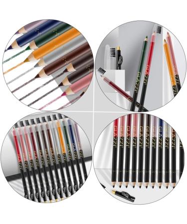 KALLORY 12pcs Lip Liner Eyeliner Waterproof Eye Liner Pencil Lipliner Pens Cosmetic Supplies Makeup Pen Lips - Buy Online on SooperMarket.com