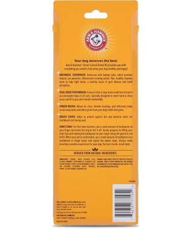 Arm & Hammer Tartar Control Dental Kit for Dogs - Banana Mint Flavor - Buy Online on SooperMarket.com