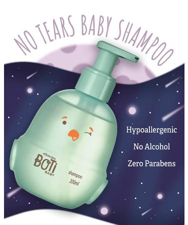 Boti Baby Shampoo: Hypoallergenic & Tear-Free Wash for Kids | Vegan, Alcohol-Free, Paraben-Free & Dye-Free by O Boticario - Buy Online on SooperMarket.com