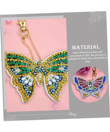 Anneome 5pcs Key Chain Keychain for Kids Handbag Hanging Decor Diy Diamonds Pendants Blush 5d Self Made - Buy Online on SooperMarket.com