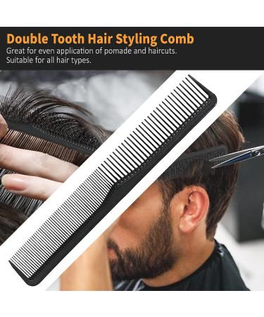 Professional Hair Styling Comb and Brush Set for Men - Ideal for Quiff, Pompadour, Dry & Wet Styling - All Hair Types & Styles - Buy Online on SooperMarket.com