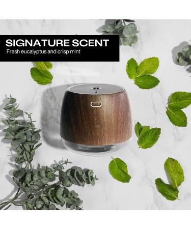SnappyScreen SNAP Wellness Touchless Mist Hand Sanitizer Device - Woodgrain + Eucalyptus Mint Cartridge - Buy Online on SooperMarket.com