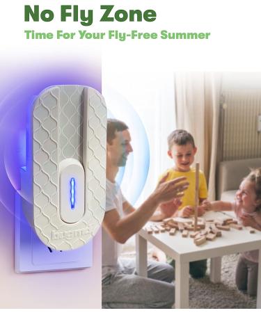 BugMD No Fly Zone UV Bug Zapper - Refillable Mosquito & Flying Insect Trap - Buy Online on SooperMarket.com
