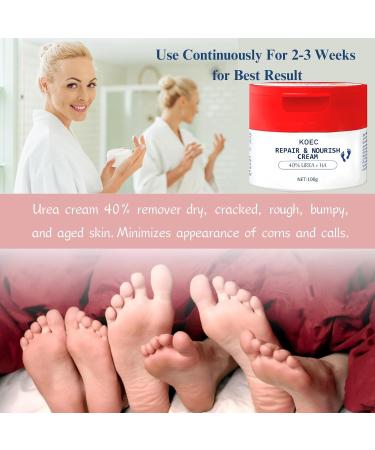 40% Urea Foot Cream For Cracked Heels Urea Foot Cream For Cracked Heels And Dry Skin Urea Lotion Contain Urea 40% Callus Remover Nourishes Soften For Hand & Feet & Body -100 ml - Buy Online on SooperMarket.com