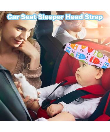 Baby Kids Safety Head Support Band for Car Seat - Pink - Buy Online on SooperMarket.com