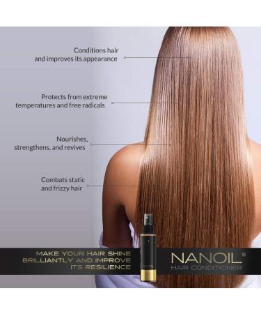 Argan Oil Nanoil Hair Conditioner 125ml | Two-Phase Protection & Smoothness | Strengthens Weakened Hair - Intensive Care - Buy Online on SooperMarket.com