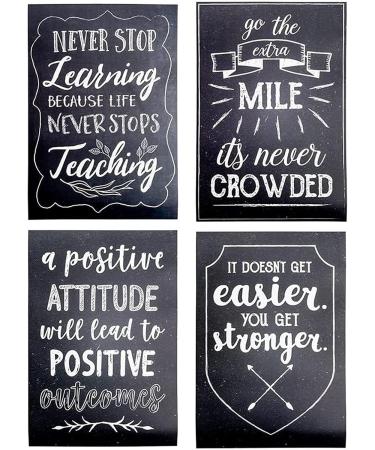 Youding Motivational Quotation Posters 20 Inspiring Growth Mindset Prints for Home Office & School Wall Art - Buy Online on SooperMarket.com