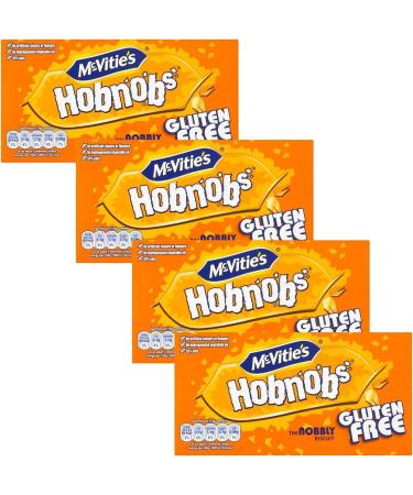 McVitie's Gluten Free Hobnobs 4X 150g Multipack - Gluten-Free Biscuits for Snacking - Buy Online on SooperMarket.com
