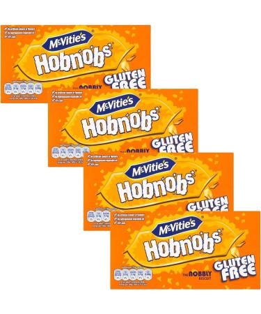 McVitie's Gluten Free Hobnobs 4X 150g Multipack - Gluten-Free Biscuits for Snacking