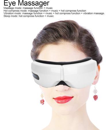 Work Massage & Eye Massager - Air Pressure Hot Compress Music | Stress Relief Device for Men & Women - Buy Online on SooperMarket.com