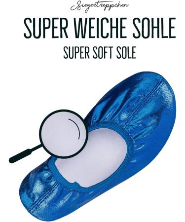 Buy Winning Podium Glitter Gymnastics Shoes for Kids Breathable Non-Slip Slippers (Size 24-40) in Blue Perfect for Girls & Boys Gymnastics & Ballet - Buy Online on SooperMarket.com